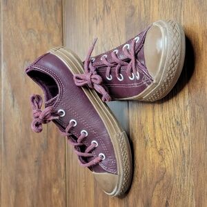 Converse Chuck Taylor All Star Ox Little Kids' Shoes Dark Sangria